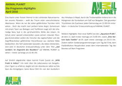 Highlights im April - Animal Planet Deutschland