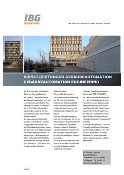 Gebäudeautomation Engineering