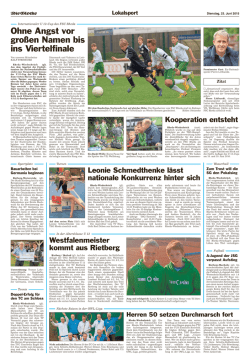 Herren 50 setzen Durchmarsch fort
