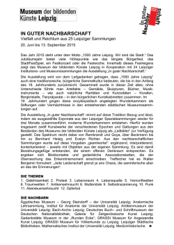 in guter nachbarschaft - Museum der bildenden K&uuml;nste