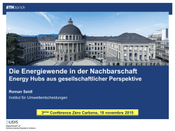 Die Energiewende in der Nachbarschaft