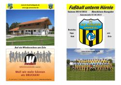 Fußball unterm Hörnle