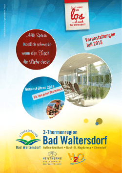 Gutschein - Bad Waltersdorf
