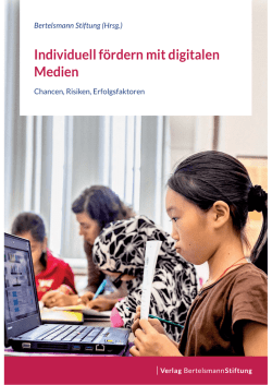 Individuell f&ouml;rdern mit digitalen Medien