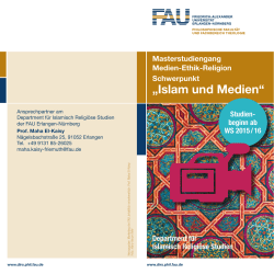 Islam und Medien - Department Islamisch