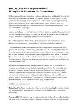 Interview mit Fabian Kreipl und Thomas Leidner