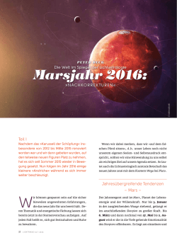 Marsjahr 2016: