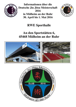 Info-Brosch&uuml;re - Jiu Jitsu in Wilhelmshaven