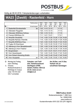 Rastenfeld - Horn