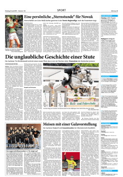 Die unglaubliche Geschichte einer Stute