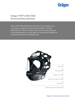 Dr&auml;ger FPS&reg;-COM 7000 Kommunikationseinheit