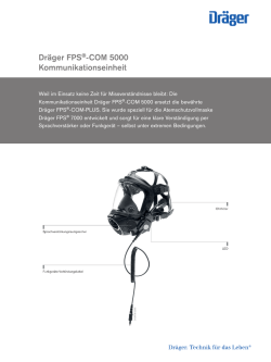 Dr&auml;ger FPS&reg;-COM 5000 Kommunikationseinheit