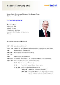Herr Dr. Wolf-Rüdiger Michel (43 kB ) PDF