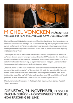 michel voncken pr&auml;sentiert