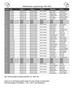 Hilfsleiterliste Jungschwinger SKK 2016