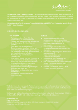 einen/eine Assistent/in