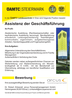 Inserat Assistent der GF Kleine Zeitung 2015.cdr