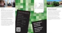 Informationsbrosch&uuml;re - Mies-van-der-Rohe