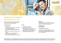 HR Assistent (m/w)