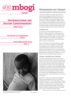 Informationen der Aktion Canchanabury