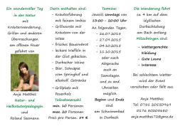 Kräuterwanderung