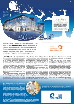Hotel und Restaurant Blauer Bock