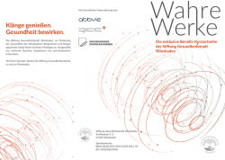 Einladungsflyer als pdf - Stiftung Gesundheitsstadt Wiesbaden