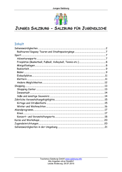 junges salzburg - salzburg für jugendliche