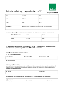 Aufnahme-Antrag „Junges Bioland e.V.“