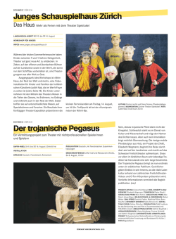 Junges Schauspielhaus Zürich Der trojanische