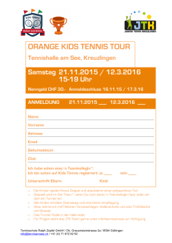 Kids Event orange