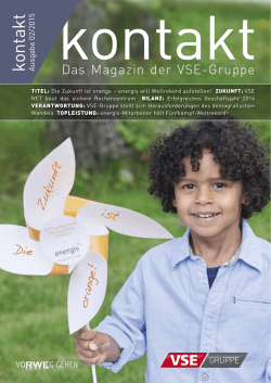 ist orange! Das Magazin der VSE-Gruppe