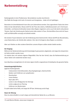 Narbenentstörung - neuer