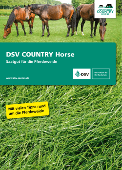 DSV COUNTRY Horse - Deutsche Saatveredelung AG
