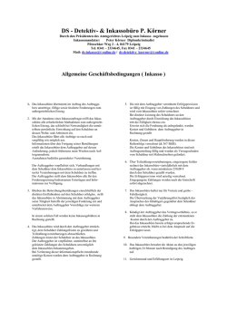 DS - Detektiv- & Inkassob&uuml;ro P. K&ouml;rner