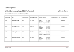 Verkaufspreise MFH A1 Eiche 52kB