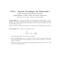 FGI-1 &ndash; Formale Grundlagen der Informatik I