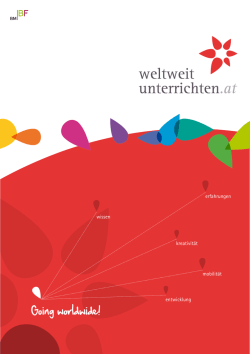 Going worldwide! - weltweit unterrichten
