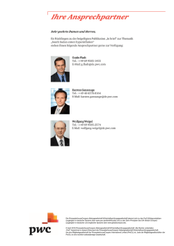 Ihre Ansprechpartner