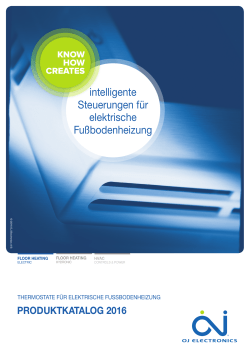 intelligente Steuerungen f&uuml;r elektrische