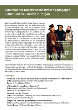 Luther und die Fürsten in Torgau