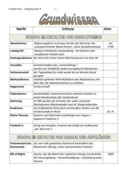 Grundwissen Klasse 8