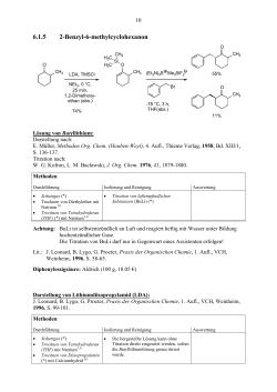 6.1.5 2-Benzyl-6-methylcyclohexanon