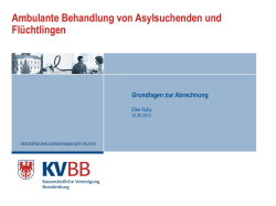 Grundlagen zur Abrechnung