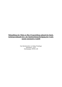 Grundlagen der Make-or-Buy