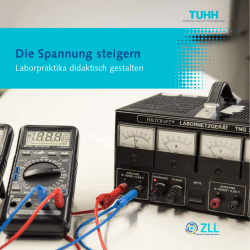 Die Spannung steigern