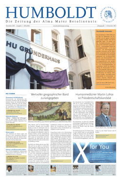 HUMBOLDT &middot; November 2015 - Hu