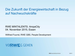 Die Zukunft der Energiewirtschaft in Bezug auf