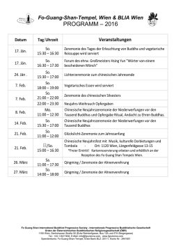 FGS Programm von J&auml;nner bis M&auml;rz 2016