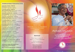 Info-Flyer Akram Vignan Event 2016